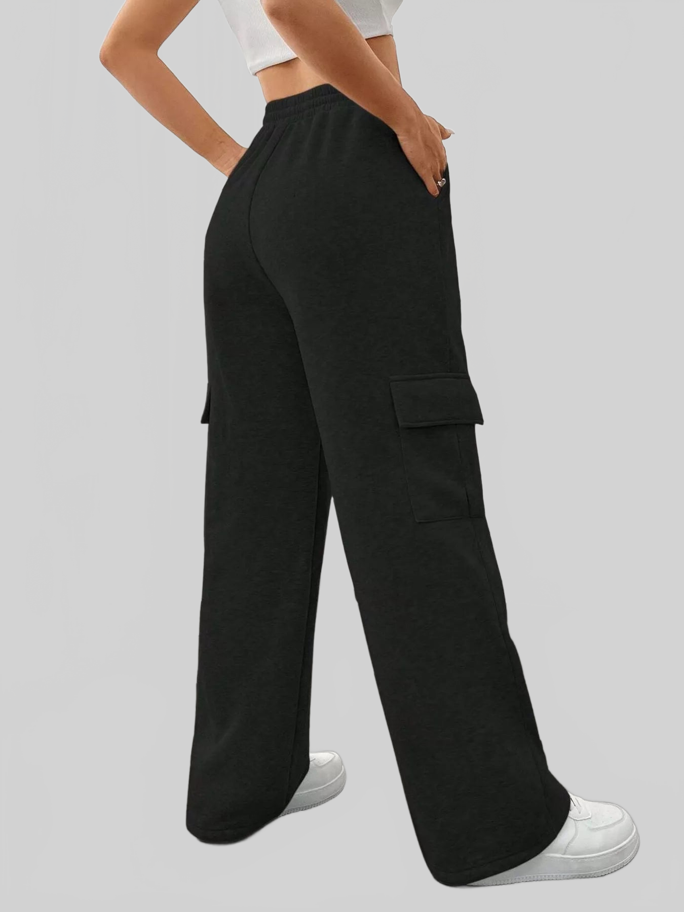 Women Relaxed Fit Pants with Drawstring Waist nicholesgifts