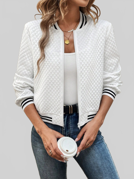 Zip Up Long Sleeve Jacket NicholesGifts