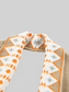 Women Geometric Open Front Long Sleeve Cardigan Sweater nicholesgifts