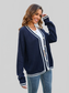 Angel Wings Buttoned V-Neck Long Sleeve Cardigan nicholesgifts