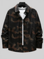 Men's Full Size Collared Neck Long Sleeve Shirt Plus Size nicholesgifts