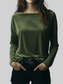 Full Size Velvet Long Sleeve T-Shirt Plus Size nicholesgifts