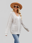 Women Open Front Long Sleeve Cardigan with Pockets nicholesgifts