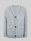 Button Down V-Neck Cardigan with Pockets nicholesgifts