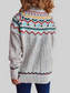 Women Cable-Knit Mock Neck Long Sleeve Sweater nicholesgifts