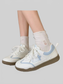 Lace Up Round Toe Sneakers nicholesgifts
