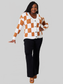 Women Angel Wings Double Take Button-Up V-Neck Dropped Shoulder Cardigan Sweater nicholesgifts