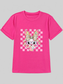 Rabbit Graphic Round Neck Short Sleeve T-Shirt Trendsi