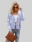 Women Flower Pattern Button Front Cardigan nicholesgifts