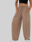 Women Relaxed Fit Drawstring Pants nicholesgifts