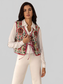 Floral Embroidered Tie-Front Vest Coat nicholesgifts