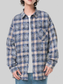 Men's Plus Size Plaid Button Up Long Sleeve Shirt nicholesgifts
