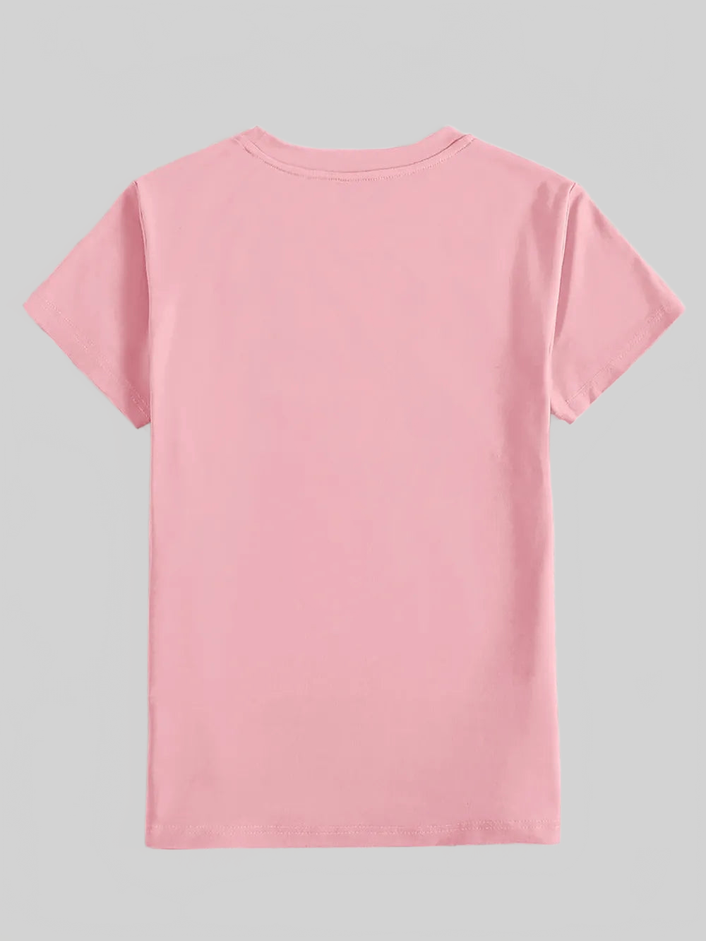Rabbit Round Neck Short Sleeve T-Shirt Trendsi