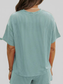 Full Size Ribbed Short Sleeve Top and Shorts Two-Piece Set Plus Size nicholesgifts