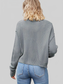 Button Up Dropped Shoulder Cardigan nicholesgifts