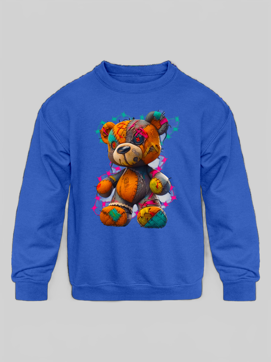 Toddler Boys Bear Crewneck Long Sleeve Sweatshirt nicholesgifts
