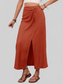 Slit Midi Skirt nicholesgifts