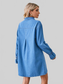 Pocketed Dropped Shoulder Mini Denim Dress nicholesgifts