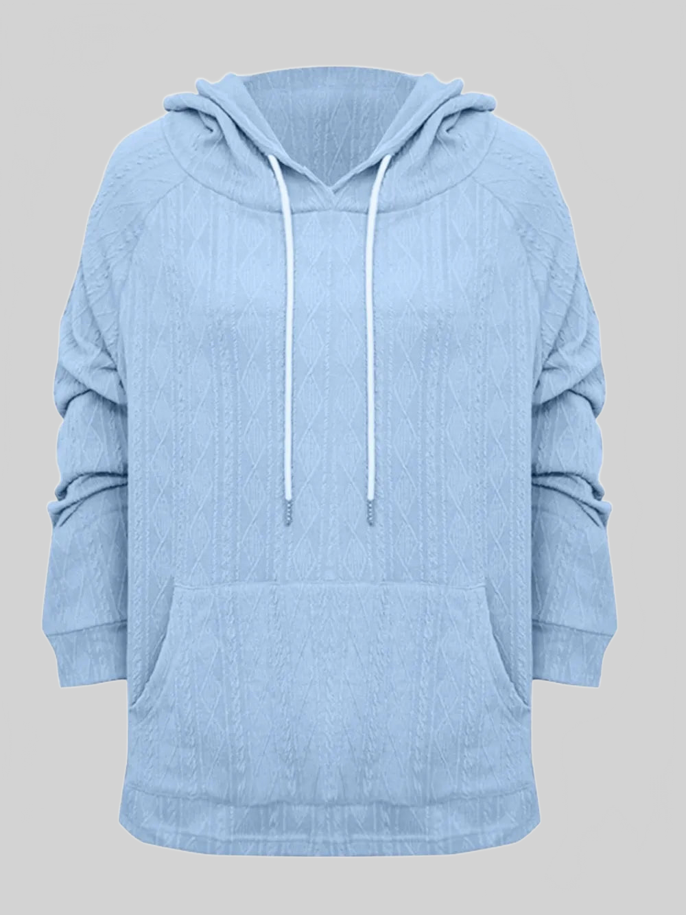 Full Size Drawstring Long Sleeve Hoodie NicholesGifts