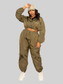 Women Active Zip Up Set With Cord Lock Detail nicholesgifts