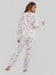 Flamingo Long Sleeve Top and Pants Lounge Set nicholesgifts
