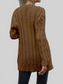 Women Cable-Knit Button Down Cardigan nicholesgifts