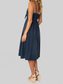 Cutout Smocked Sweetheart Neck Cami Dress nicholesgifts