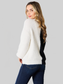 Angel Wings Woven Right Contrast Button-Front V-Neck Cardigan nicholesgifts