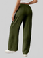 Casual Drawstring Wide Leg Pants nicholesgifts