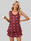 Heart Scoop Neck Tank and Shorts Lounge Set nicholesgifts