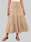 Smocked Tiered Skirt nicholesgifts