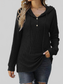 Half Button Up Drawstring Hoodie NicholesGifts