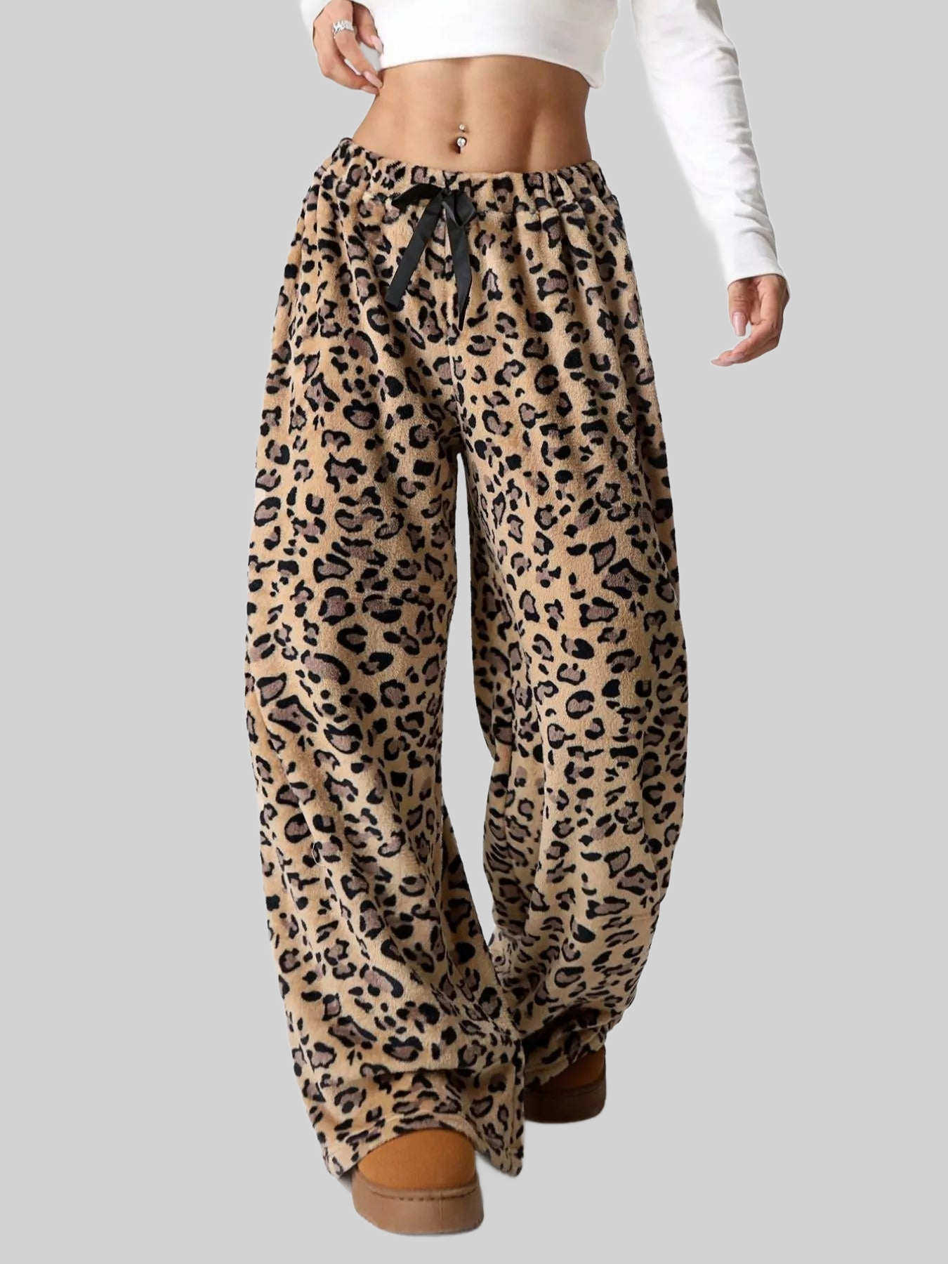 Leopard Wide Leg Pants NicholesGifts