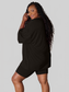 NicholesGifts Women Basic Bae Full Size Soft Rayon Three-Quarter Sleeve Top and Shorts Set nicholesgifts