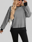 Exposed Seam Striped Contrast Sweatshirt nicholesgifts