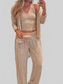 V-Neck Tank, Open Front Cardigan and Pants Lounge Set nicholesgifts