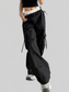 Women Bow Elastic Waist Cargo Pants nicholesgifts