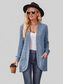 Women Open Front Cardigan with Pockets nicholesgifts