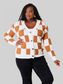 Women Angel Wings Double Take Button-Up V-Neck Dropped Shoulder Cardigan Sweater nicholesgifts