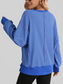 Exposed Seam Striped Contrast Sweatshirt nicholesgifts