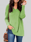 Women Full Size V-Neck Long Sleeve T-Shirt NicholesGifts