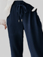 Women Casual Corduroy Drawstring Waist Pants nicholesgifts