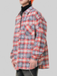 Men's Plus Size Plaid Button Up Long Sleeve Shirt nicholesgifts