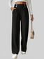 Women Full Size High-Waisted Wide-Leg Pants Plus Size nicholesgifts