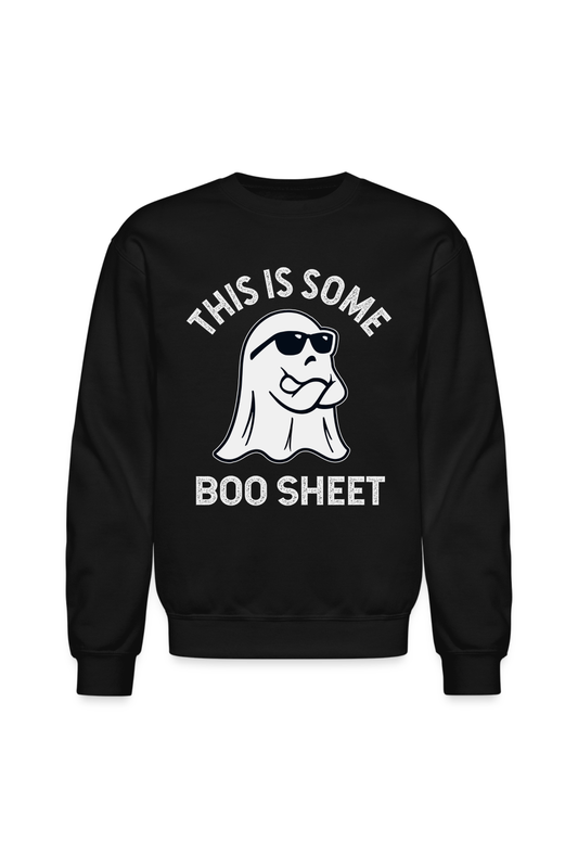 Women's This is Some Boo Sheet Halloween Crewneck Sweatshirt