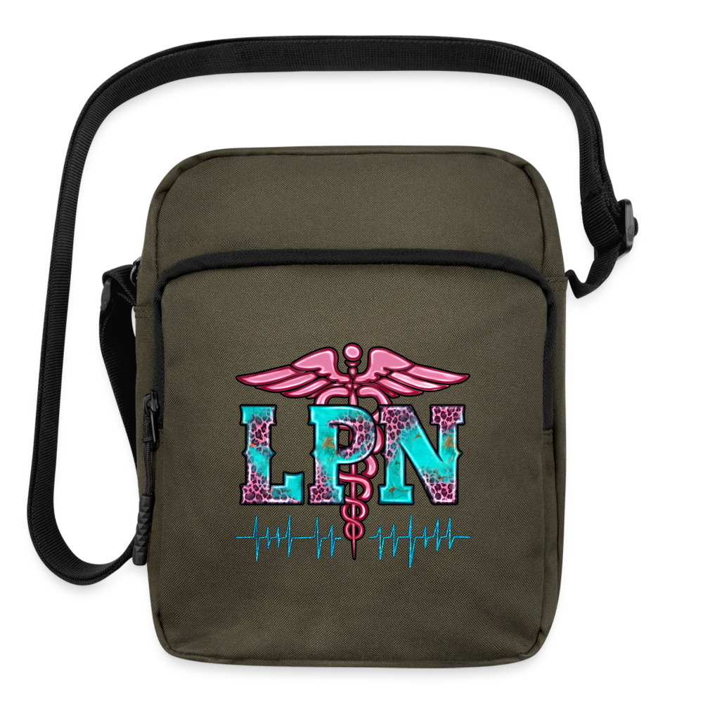 Women LPN Upright Crossbody Bag - olive - NicholesGifts.online