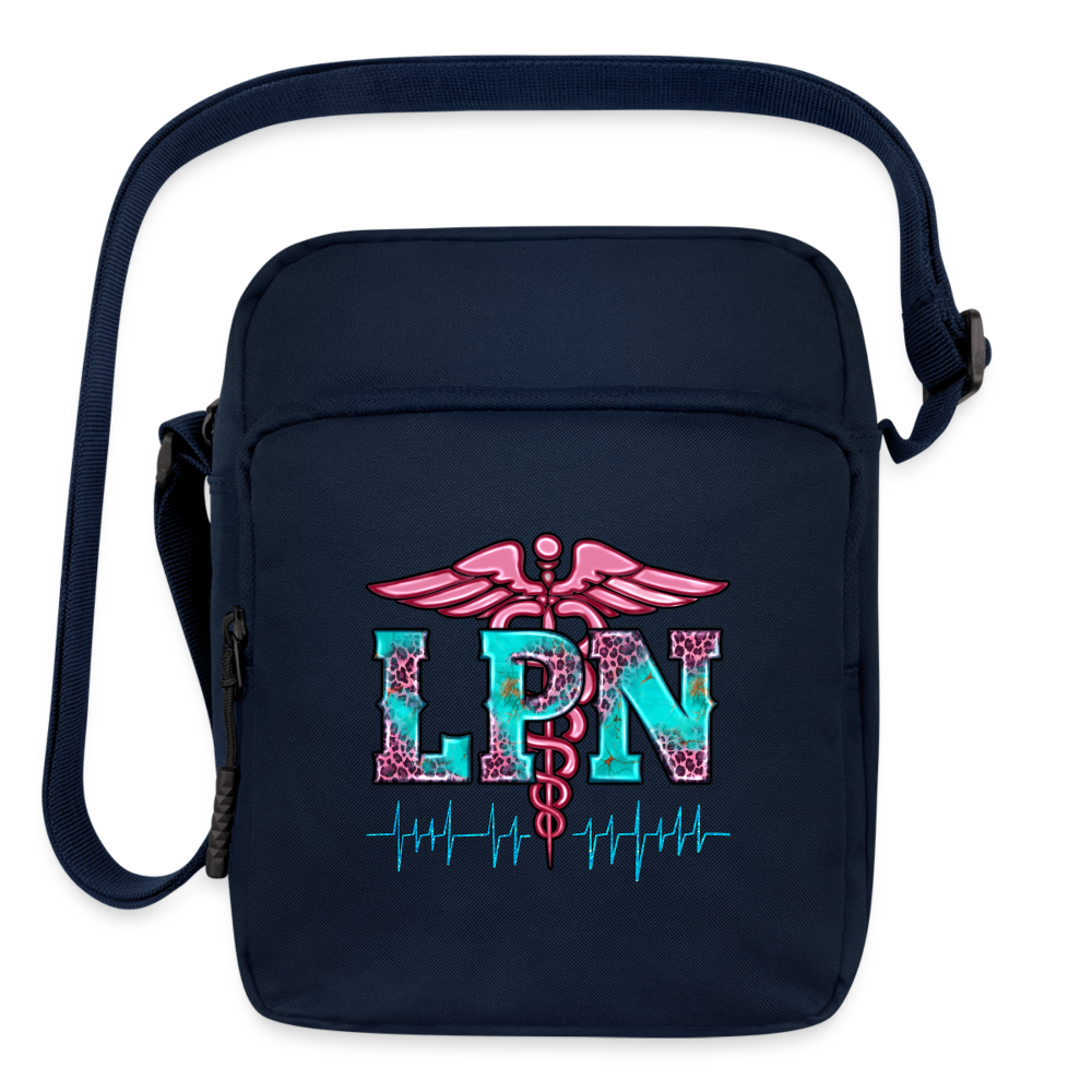 Women LPN Upright Crossbody Bag - navy - NicholesGifts.online