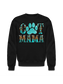 Plus Size Women Cat Mama Crewneck Sweatshirt nicholesgifts
