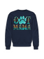 Plus Size Women Cat Mama Crewneck Sweatshirt nicholesgifts