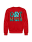 Plus Size Women Cat Mama Crewneck Sweatshirt nicholesgifts